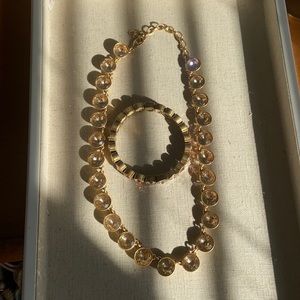Stella and Dot Astor Sparkle Necklace and Vida Stretch Bracelet